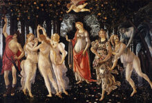 Les vertus sont assimilées au Printemps, que l'on retrouver dans "le Printemps" de Botticelli