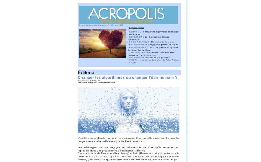 Revue Acropolis n°285