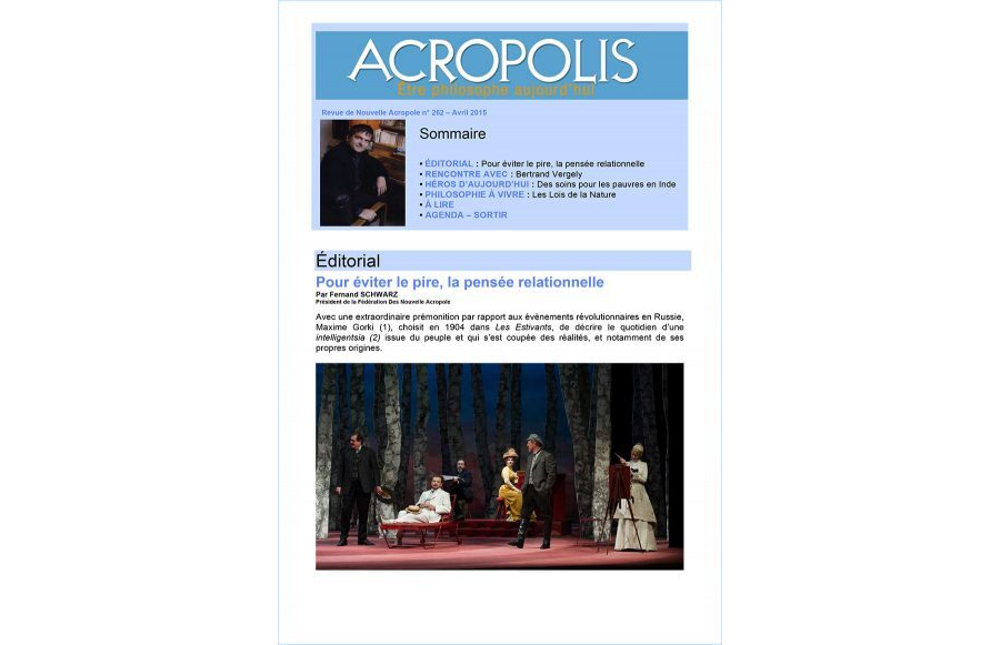 Revue Acropolis n°262