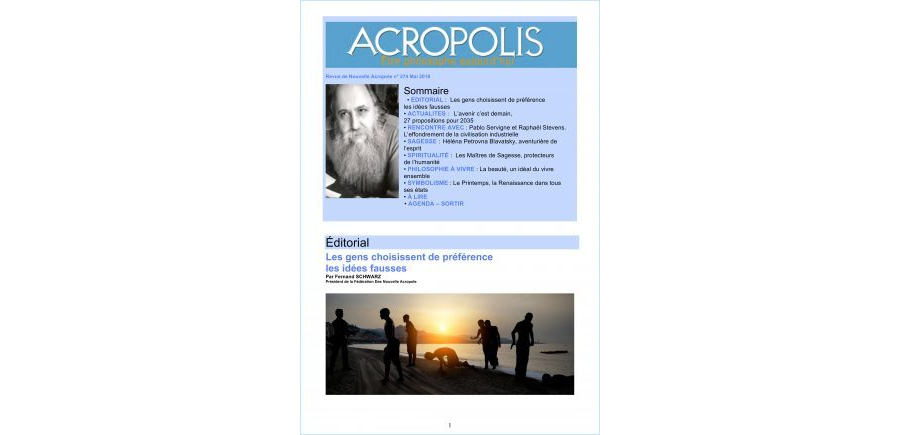 Revue Acropolis n°274