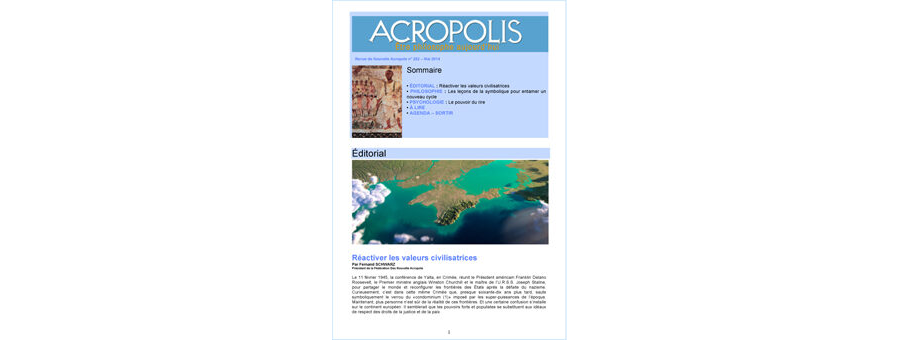 Revue Acropolis n°252