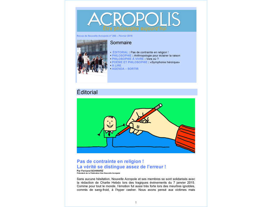 Revue Acropolis n°260