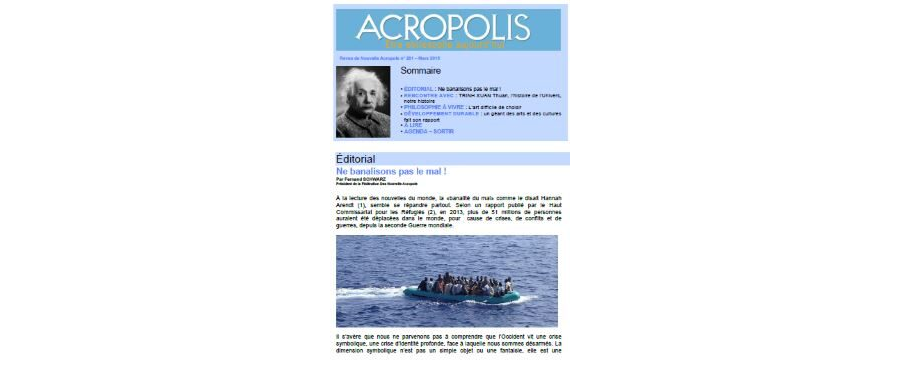 Revue Acropolis n°261