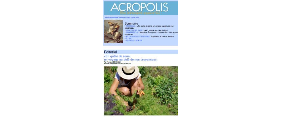 Revue Acropolis n°265