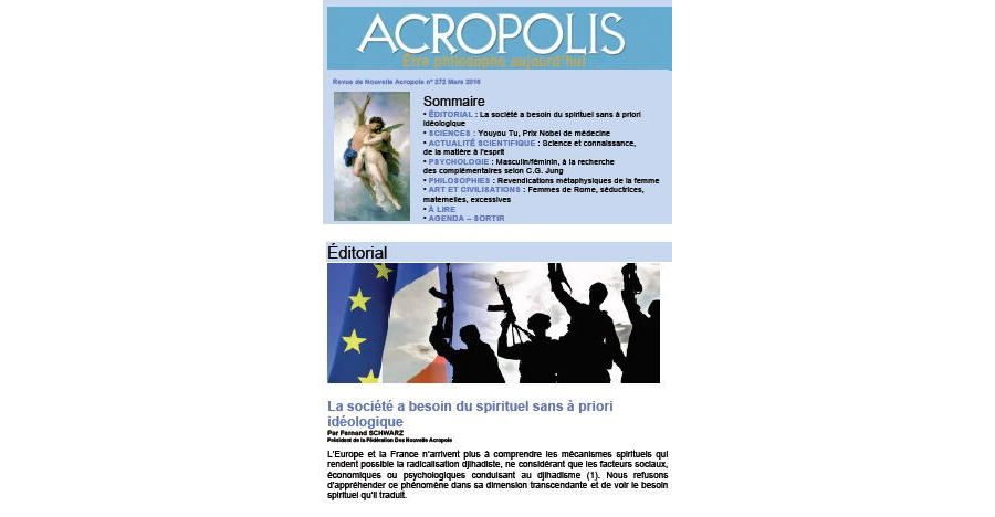 Revue Acropolis n°272
