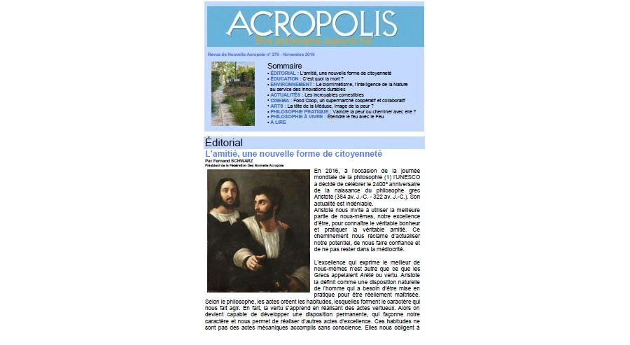 Revue Acropolis n°279